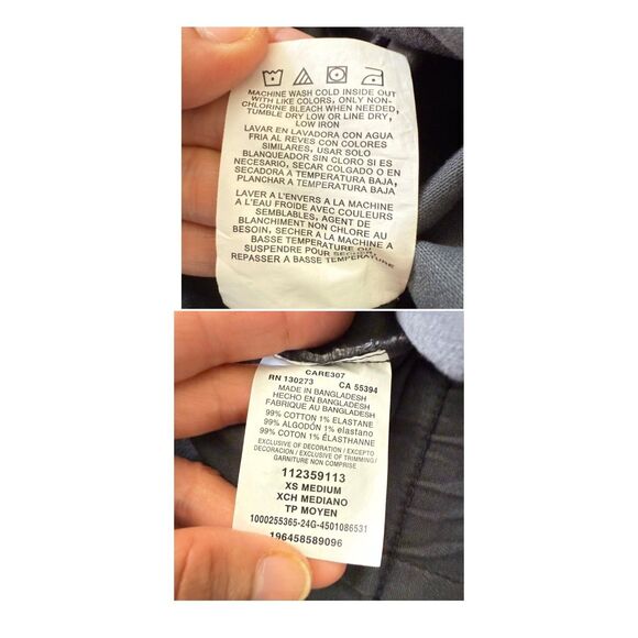 LEE Workwear Vintage Modern Womens XS Union Alls Coveralls Jumpsuit Dark Gray - Picture 7 of 12